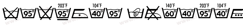 Textile Symbols字体转换 Textile Symbols字体转换